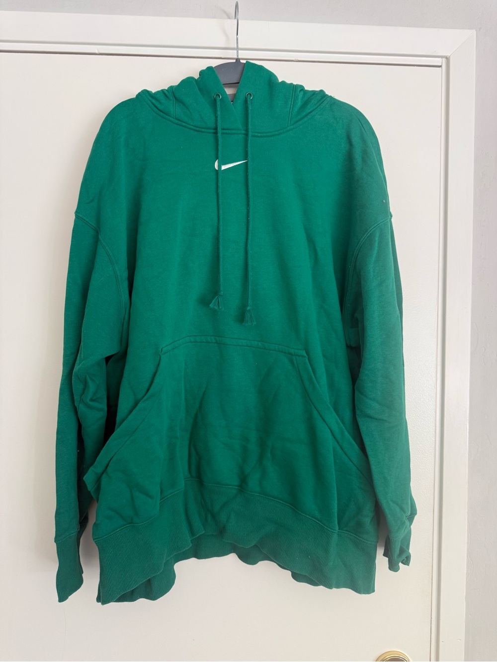 Women's green Nike hoodie